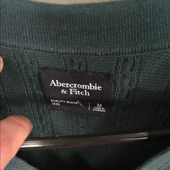 Abercrombie & Fitch Green Polo Shirt - Picture 2 of 3
